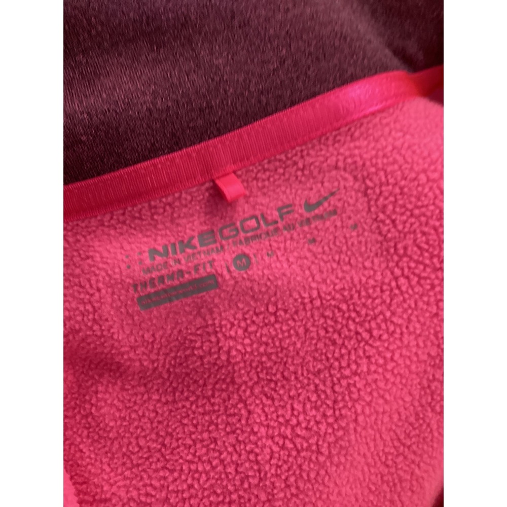 Nike Golf Green Bay Packers Therma-FIT 1/4 Zip Pullover Purple Pink Women Medium - Picture 4 of 5